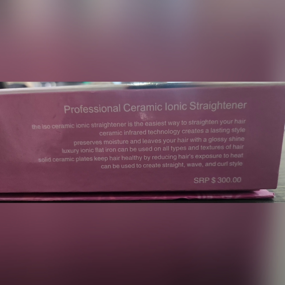 Spectrum Pro Collection ISO Professional ceramic ionic straighter - Picture 8 of 8